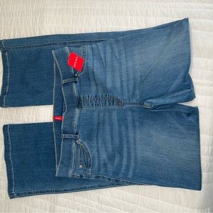 Spanx wide leg denim pants
